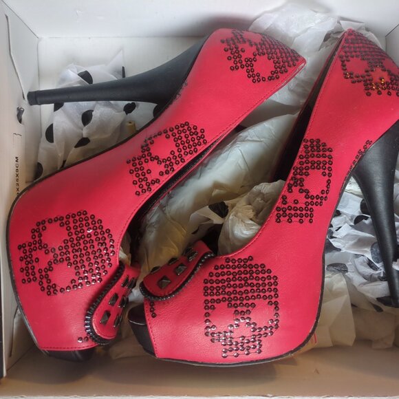 Iron Fist Ruff Rider Heels Size 10 - Picture 2 of 5